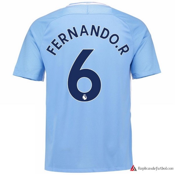 Camiseta Manchester City Primera equipación Fernando.R 2017-2018
